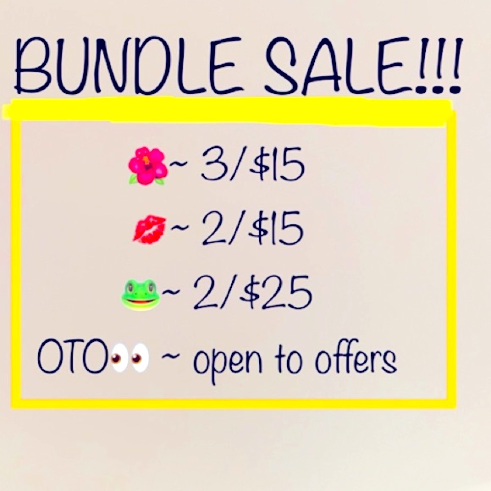 BUNDLE SALE!!